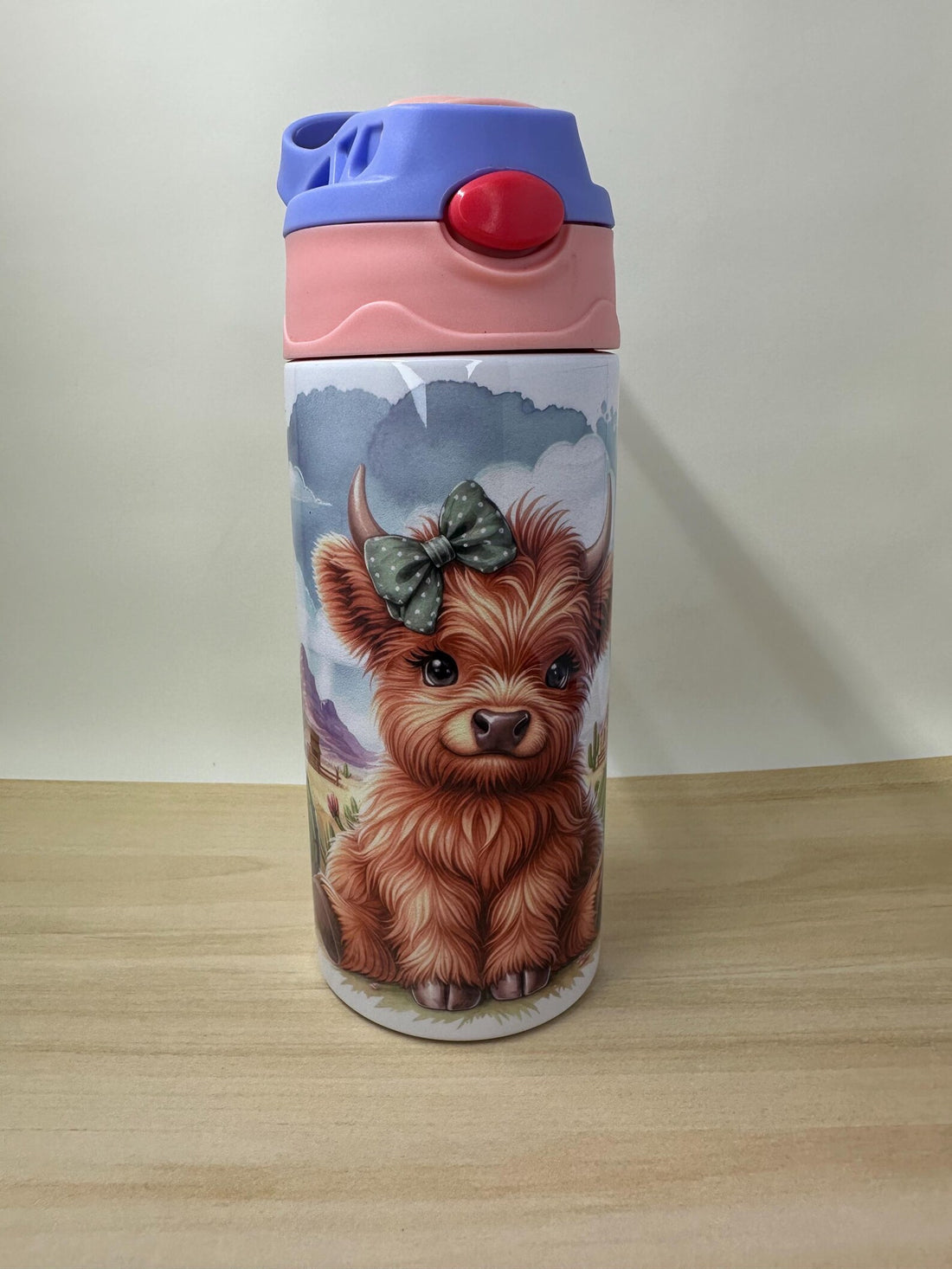 Kids Christmas Tumbler: Stainless Steel Flip Top Water Bottle Reusable Cup