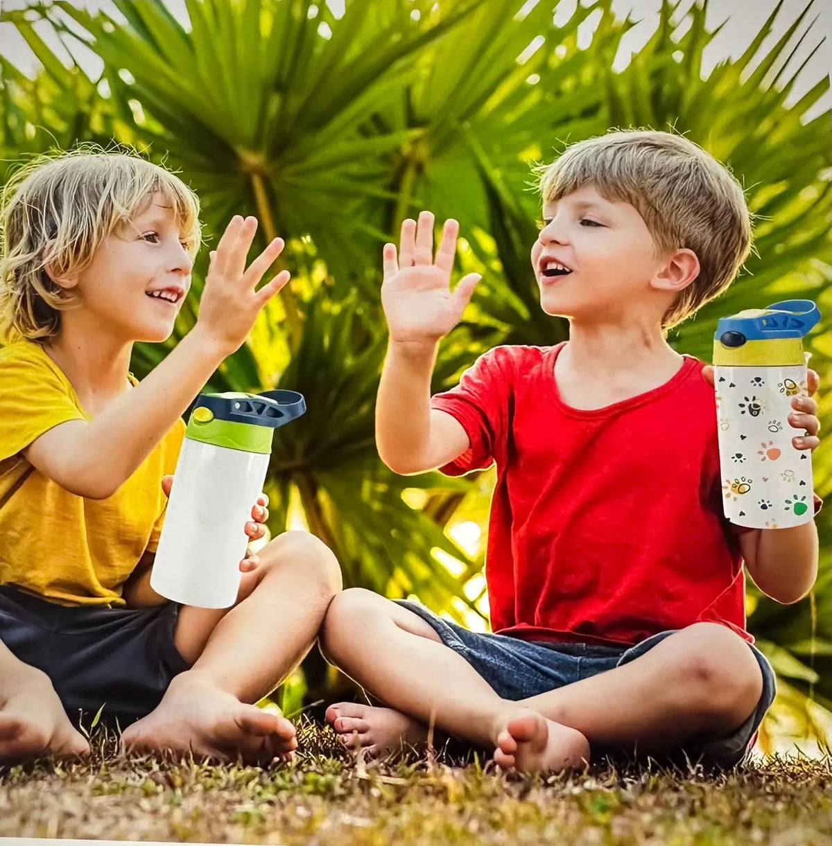 Kids Ocean Tumbler with Straw: Nemo Fish Toddler Water Bottle Spill Proof Cup