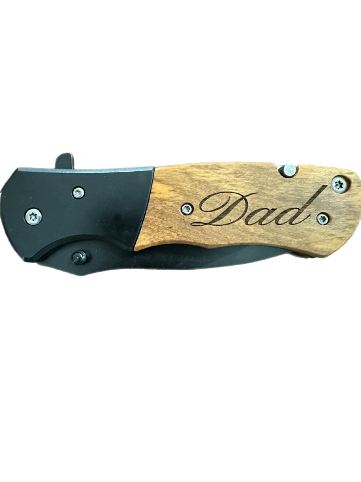 Personalized Tactical Pocket Knife: Engraved Stainless Steel Survival Tool with Seatbelt Cutter, Window Breaker