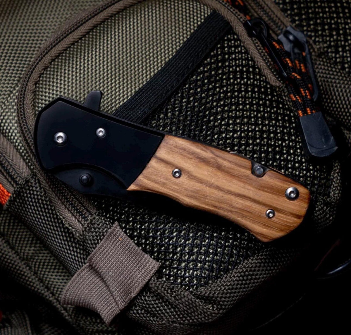 Personalized Tactical Pocket Knife: Engraved Stainless Steel Survival Tool with Seatbelt Cutter, Window Breaker