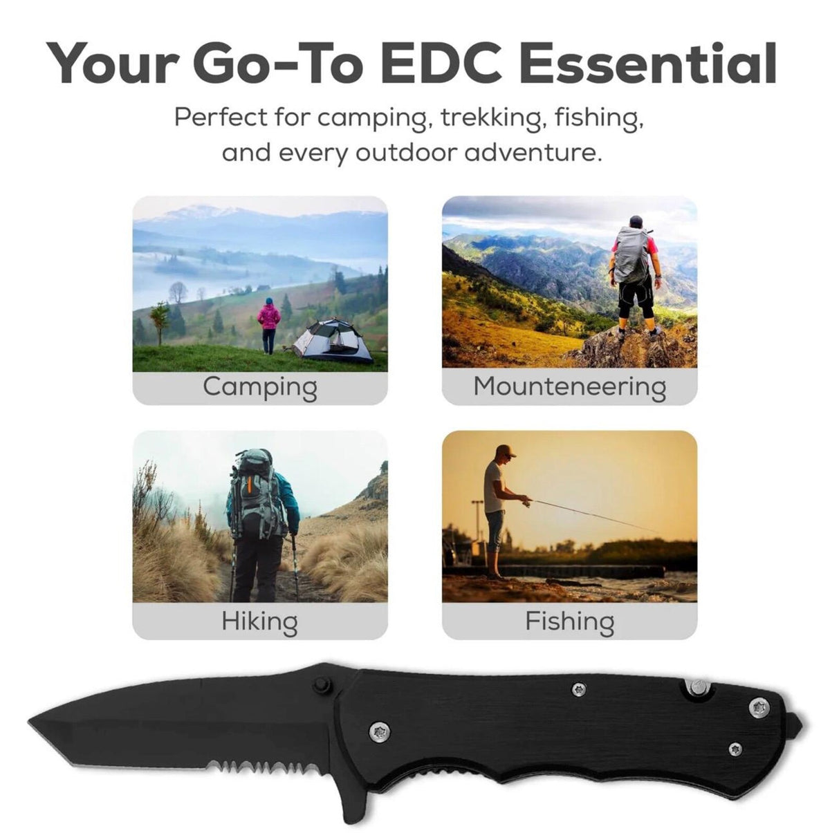 Personalized Tactical Pocket Knife: Engraved Stainless Steel Survival Tool with Seatbelt Cutter, Window Breaker